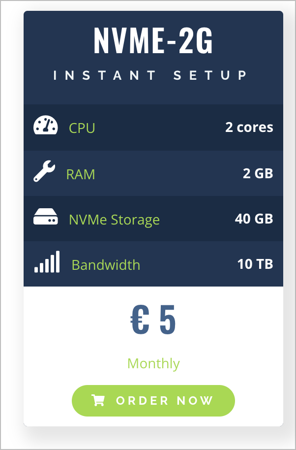 出liteserver荷兰黑五2.5欧nvme款