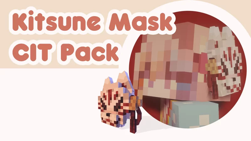 KitsuneFox Mask A Custom Item Pack!