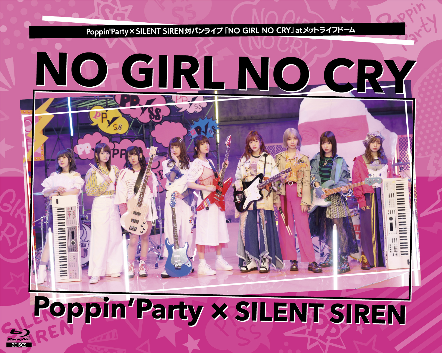 [TD-RAWS] BanG Dream! LIVE - Poppin'Party x SILENT SIREN ~NO GIRL NO CRY~  [BDRip 1080p HEVC-10bit FLAC]