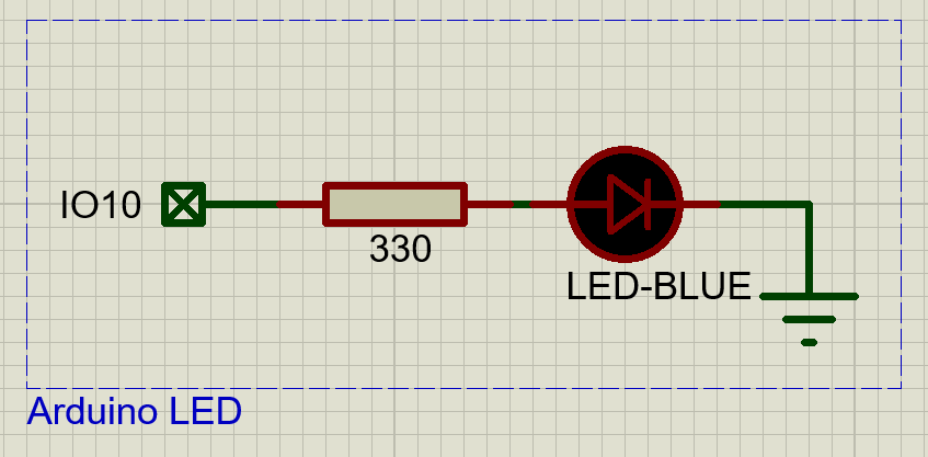 Breakout Perifherals模块里的LED原理图
