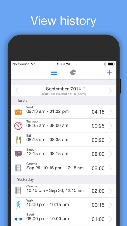 aTimeLogger Time Tracker· by BGCI