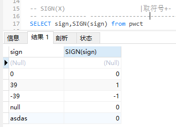 MySQL函数学习(二)-----数值型函数