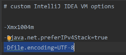 添加-Dfile.encoding=UTF-8
