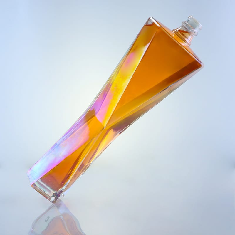 Glass Bottle With Gem Section