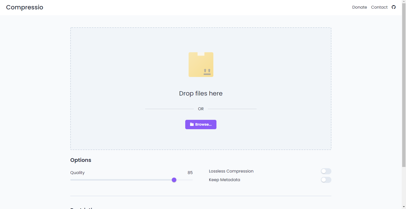 Compressio.app界面