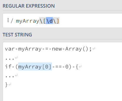 使用数字元字符