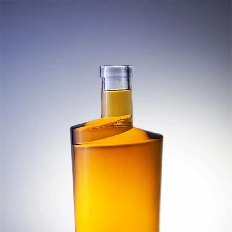 750ml 680g shaped whisky bottle