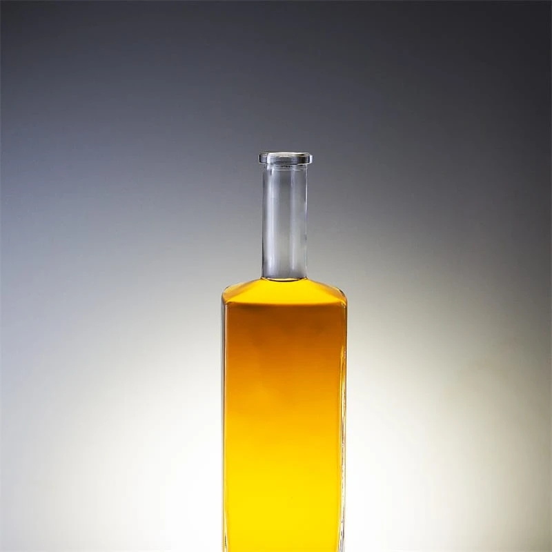 1000ml 680g cylindrical vodka bottle