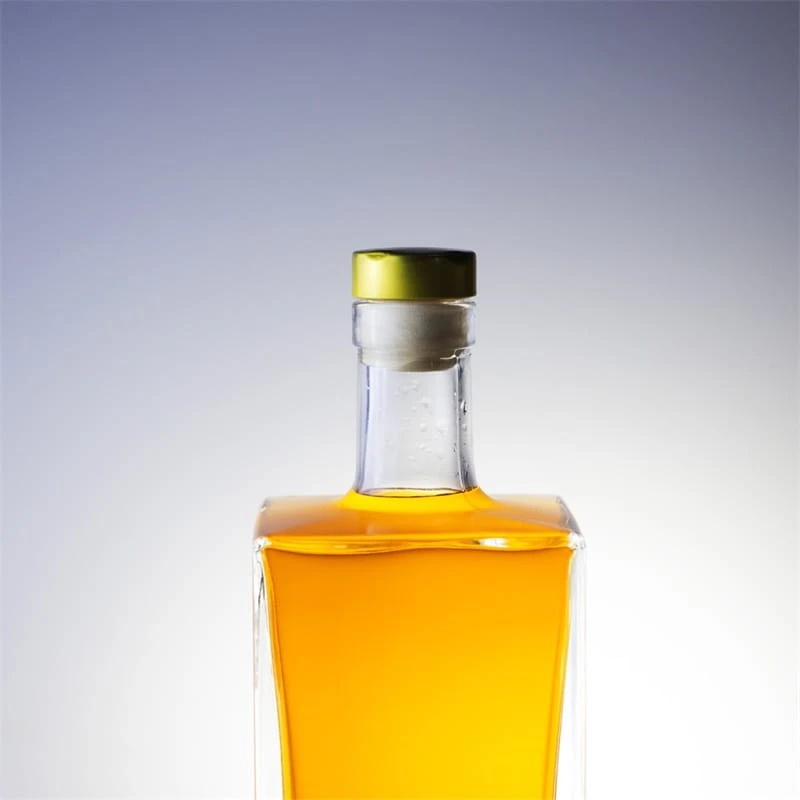 700ml 950g square whisky bottle