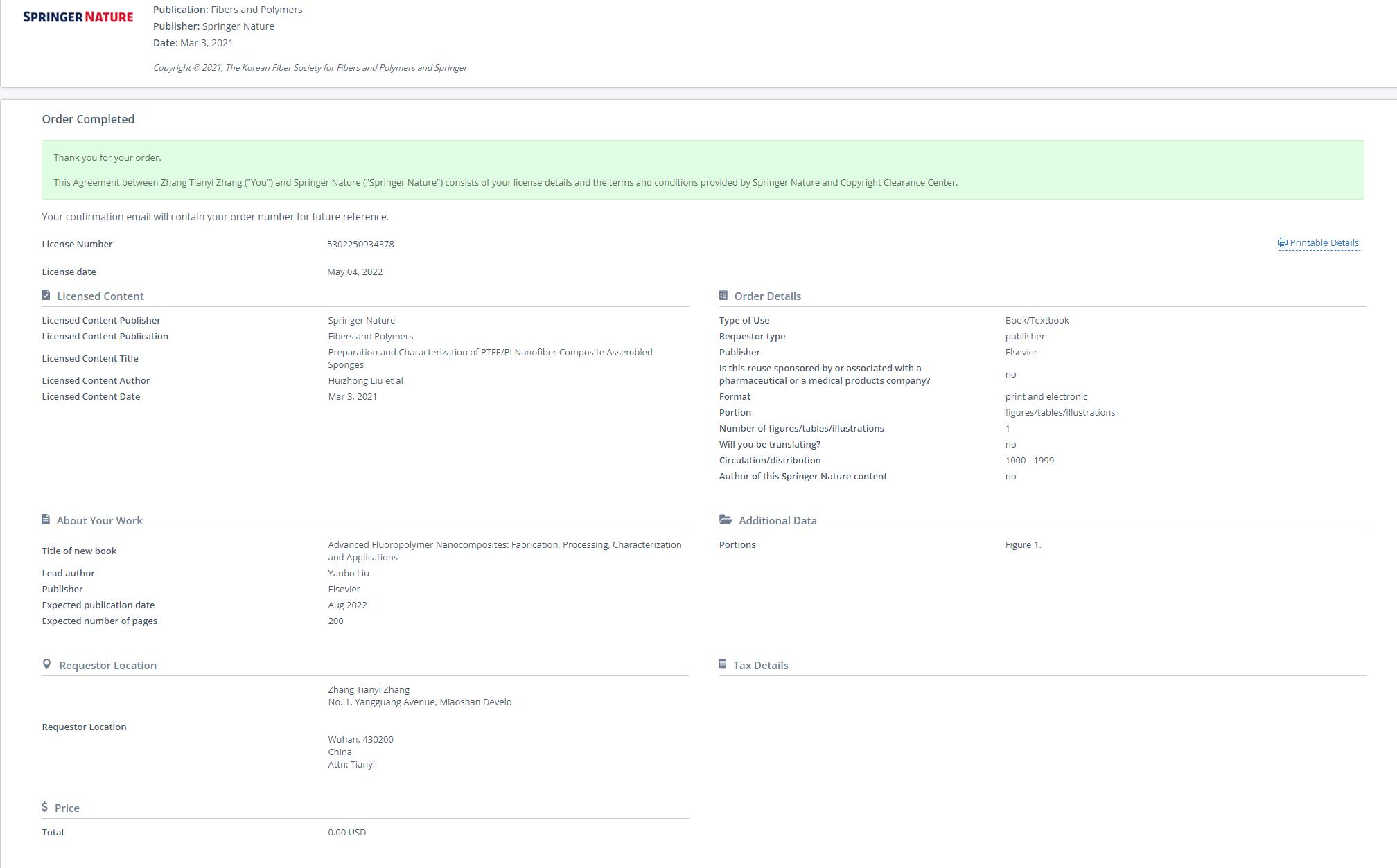 Applications of fluoropolymer in textile industry
