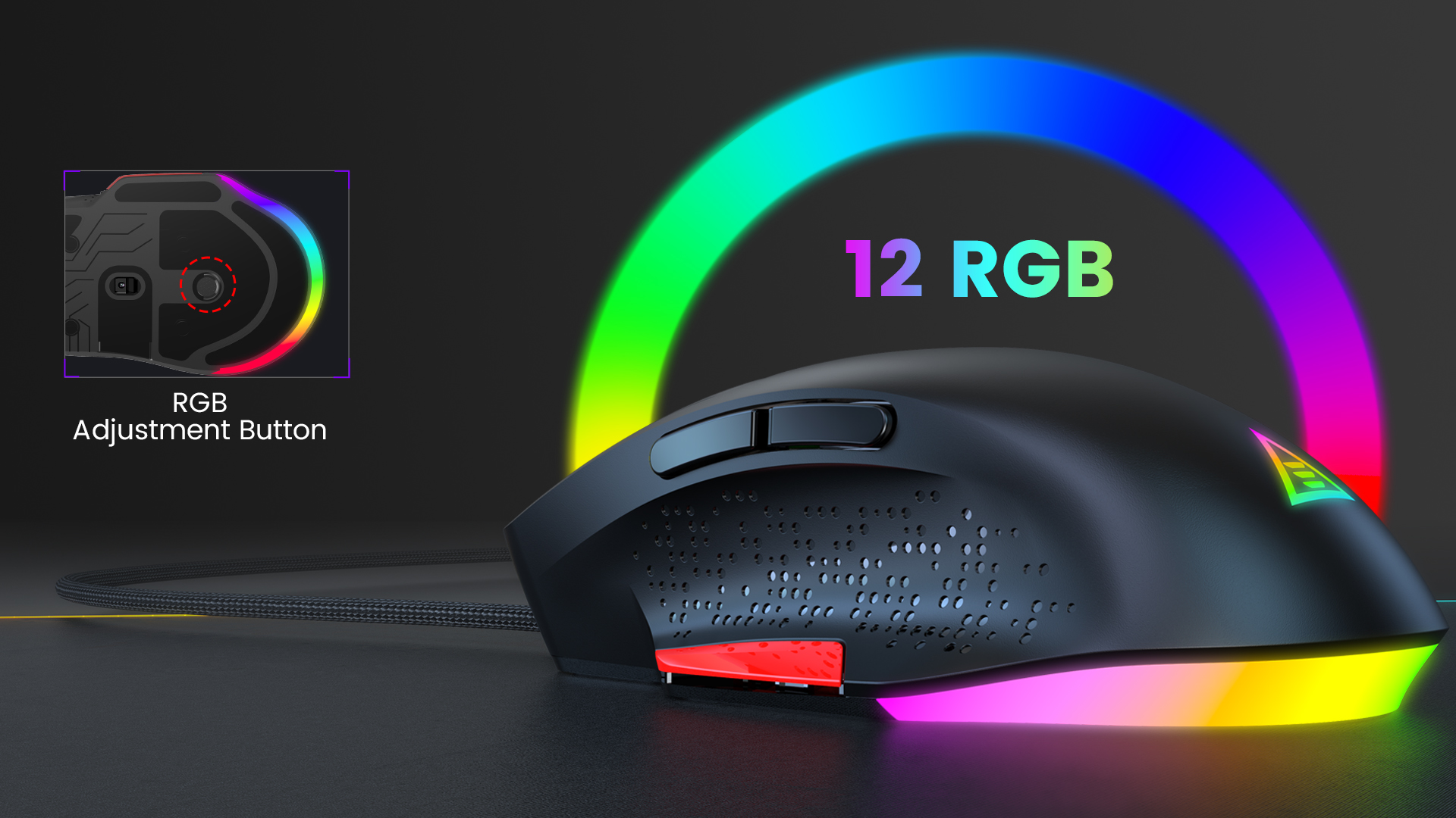 EKSA® EM600 RGB Advanced Wired Gaming Mouse