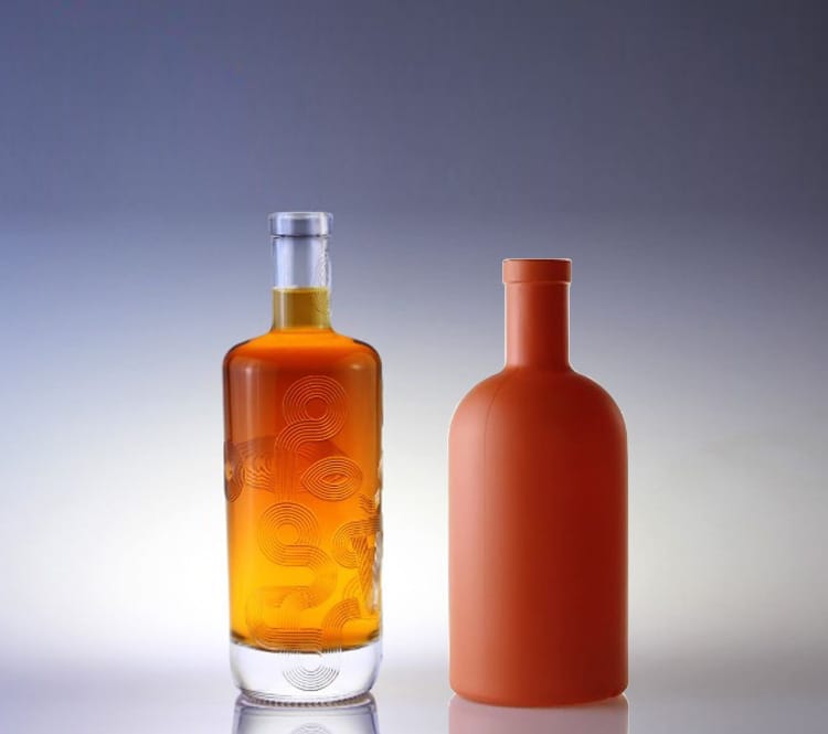 decorative liquor bottles