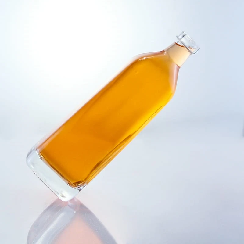700ml unique shape hot sale vodka bottle 