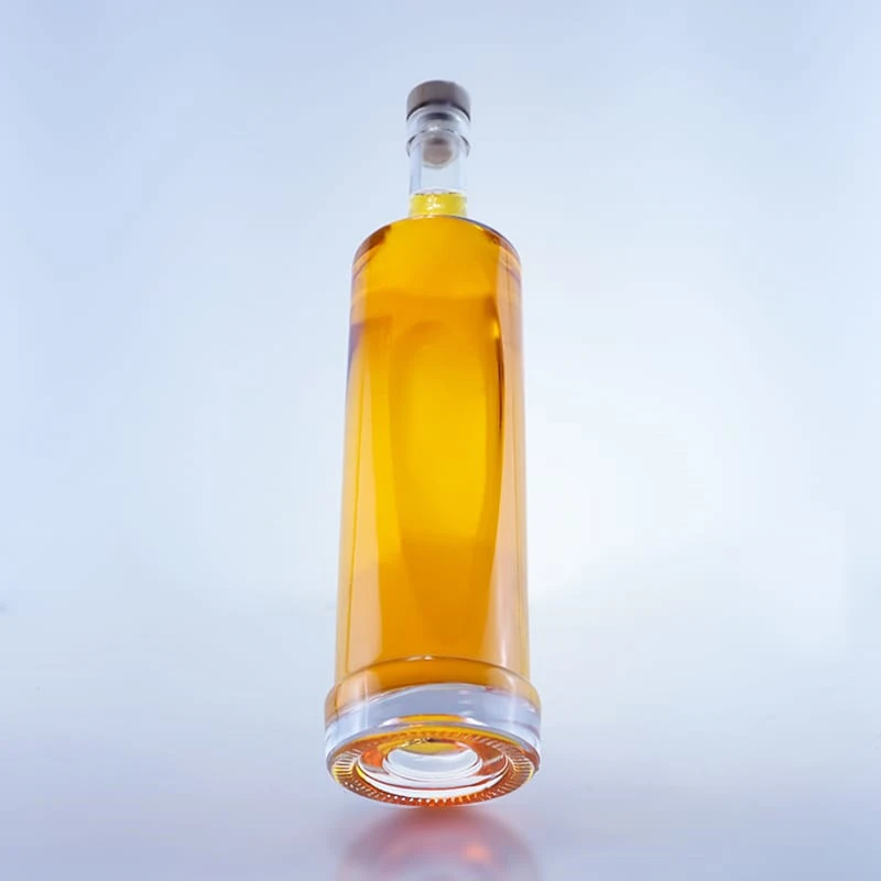 099-700ml 750ml unique design easy to handle brandy glass bottle