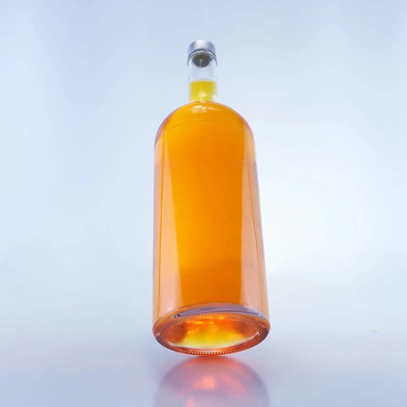 100-750ml 1000ml wholesale round vodka glass bottle with screw cap