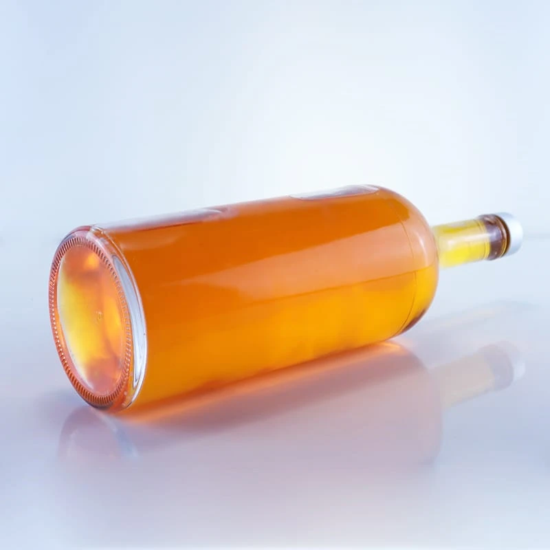 100-750ml 1000ml wholesale round vodka glass bottle with screw cap