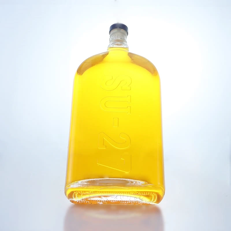 180-Embossed glass bottle with guala cap