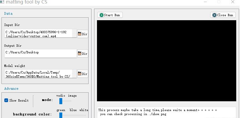 分享一款 AI一键视频抠图工具 Matting tool by CS V1.4免费|精细抠图|离线|无需额外配置|打开直接用【WIN】插图9 分享一款 AI一键视频抠图工具 Matting tool by CS V1.4免费|精细抠图|离线|无需额外配置|打开直接用【WIN】插图9