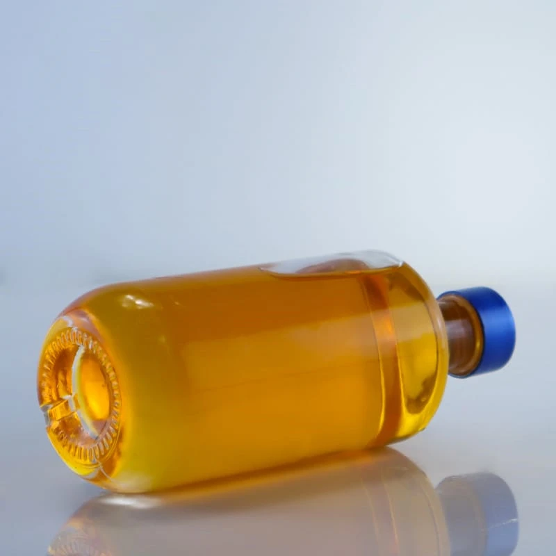 127-500ml 700ml super flint thickne bottom round glass bottle with screw cap