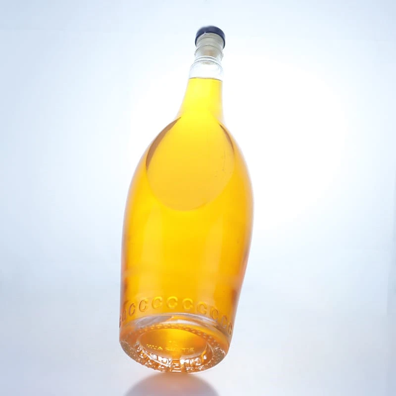 204-500ml big belly water glass bottles with lids 