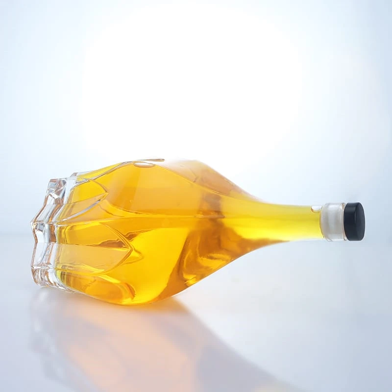 191-Eco-friendly 750ml brandy whiskey glass bottles