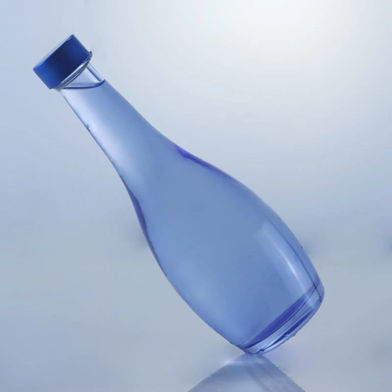 146-330ml wholesale blue water glass bottle