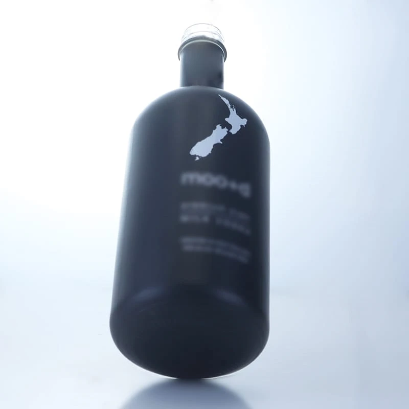 313-500ml 700ml 750ml in stock matte black gin bottle