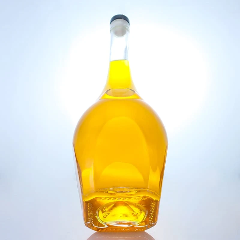 227-Hot sale 1.75L 3L glass bottle for whiskey