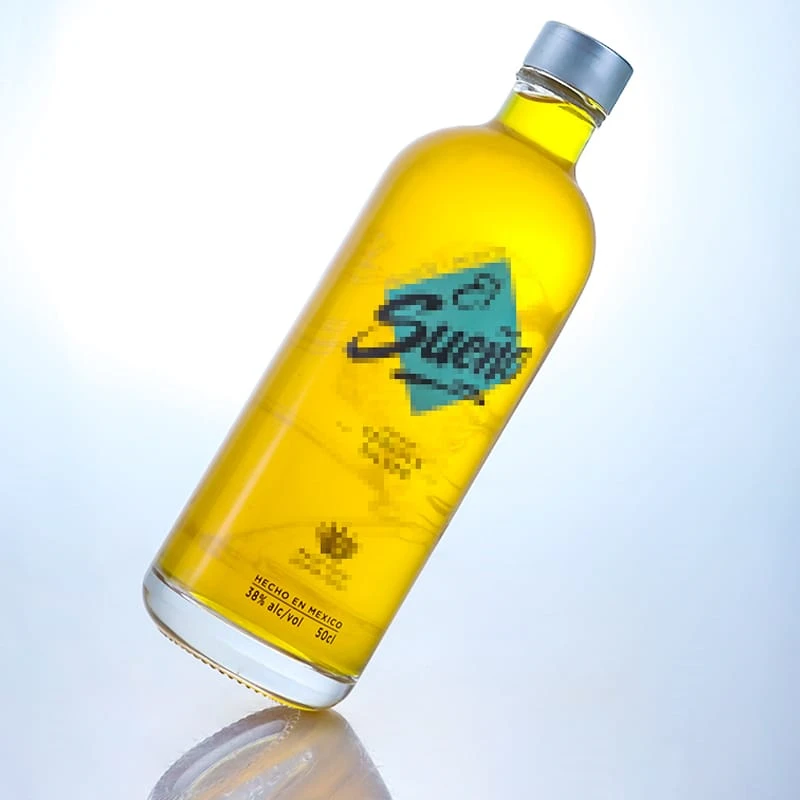 screw cap short neck beverage bottle 50CL 