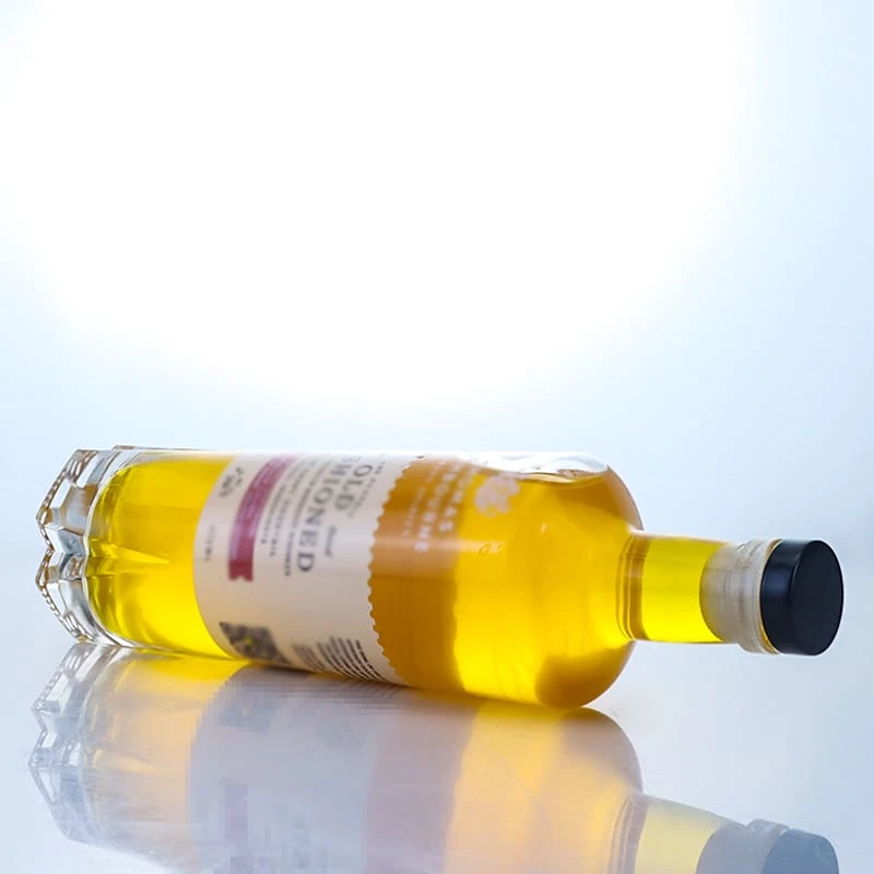 popular unique design bottom glass bottle 700ml 750ml tequila rum gin vodka whiskey