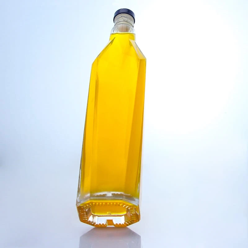 square bottom design shoulder guala cap 375ml bottle