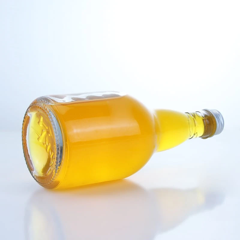 365-187ml 375ml flint glass bottle with bottom logo