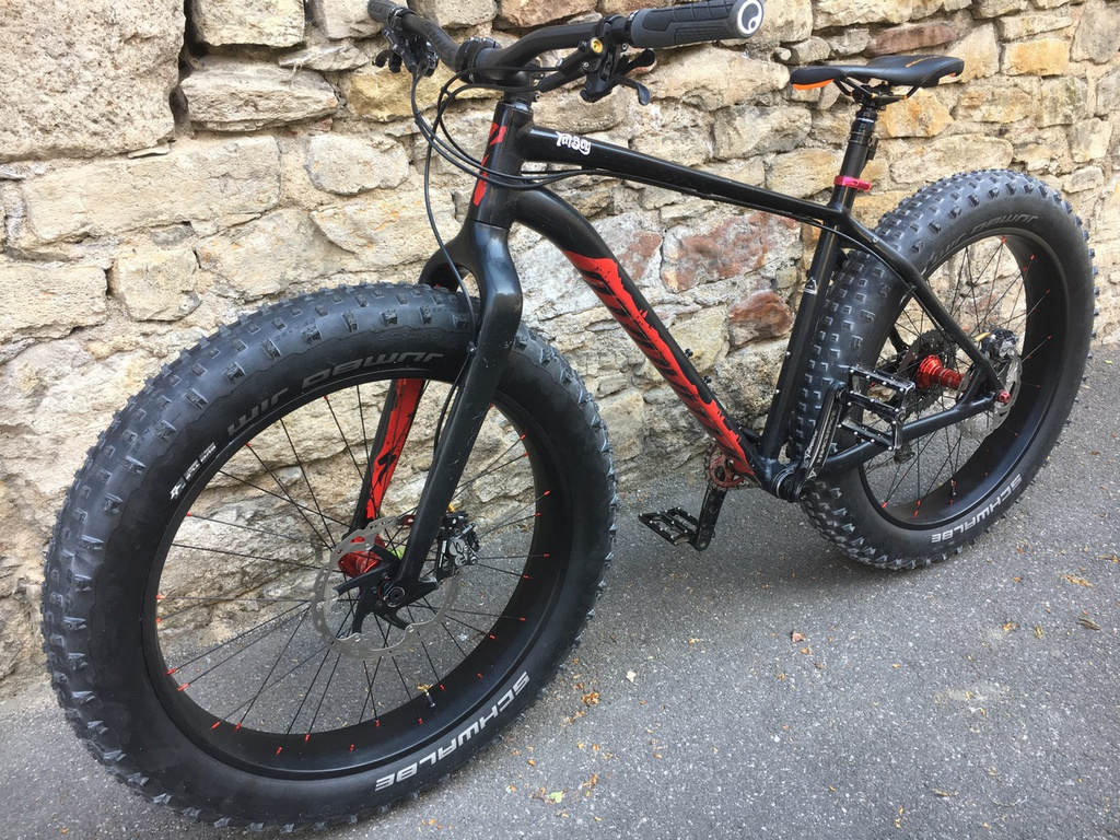 26 inch carbon fatbike