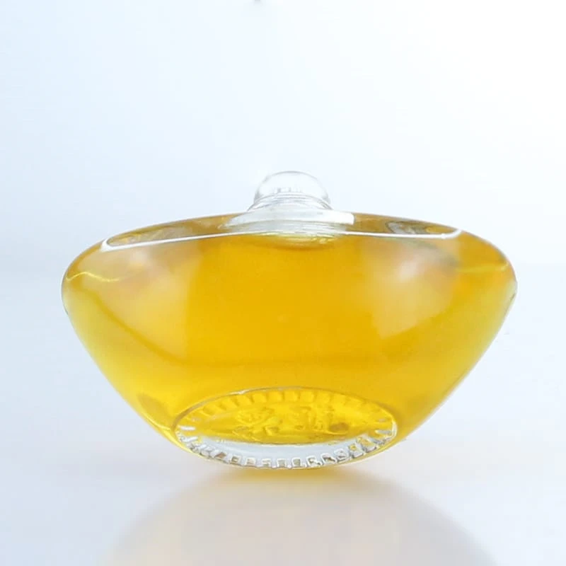 403- 500ml ingot shaped glass bottle for spirits