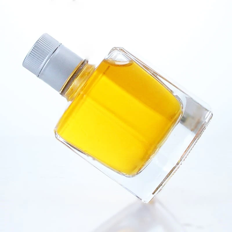 new design hexagon thick bottom perfume glass bottle 100ml 