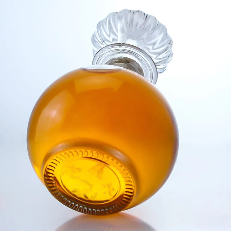 round jar shape used for spirit and liquor 100ml 