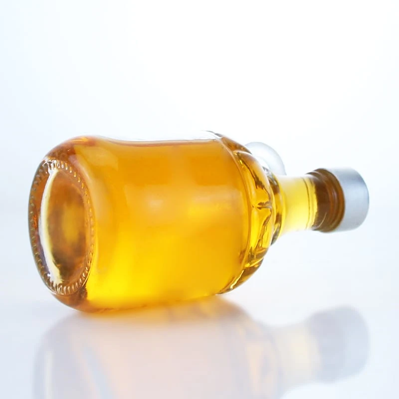 436-100ml 375ml whiskey glass bottle with screw finish