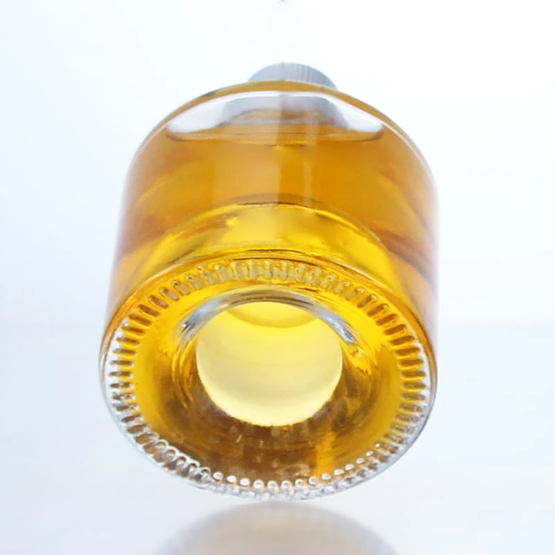 convex bottom stackable spirit bottle 100ml 250ml  