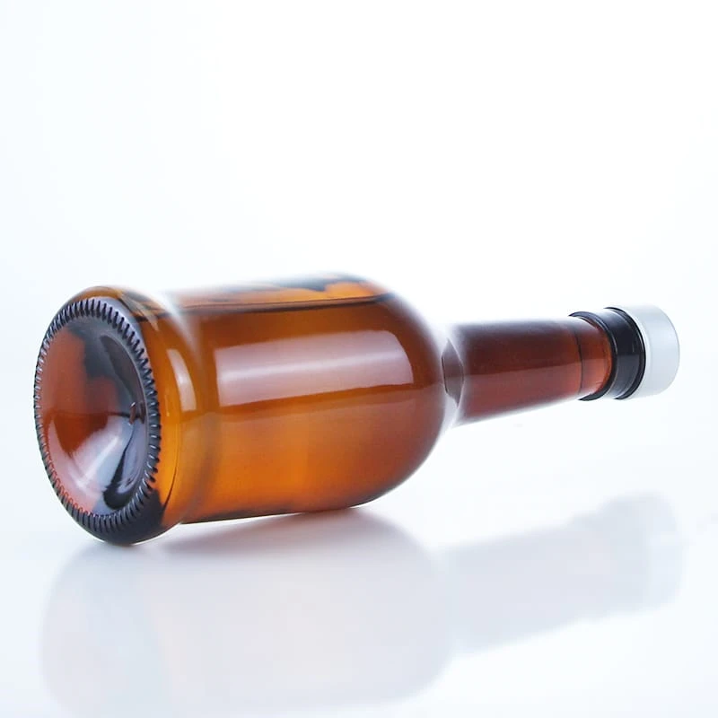 hot sale amber flint spirit bottle 375ml 750ml 