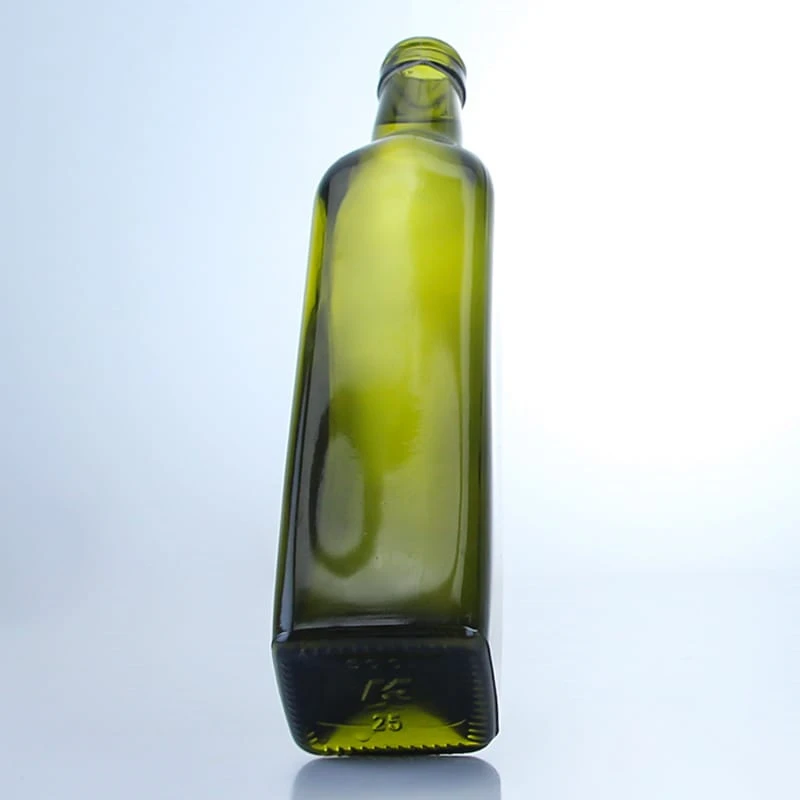 hot sale square green olive bottle 250ml 500ml 700ml 1000ml