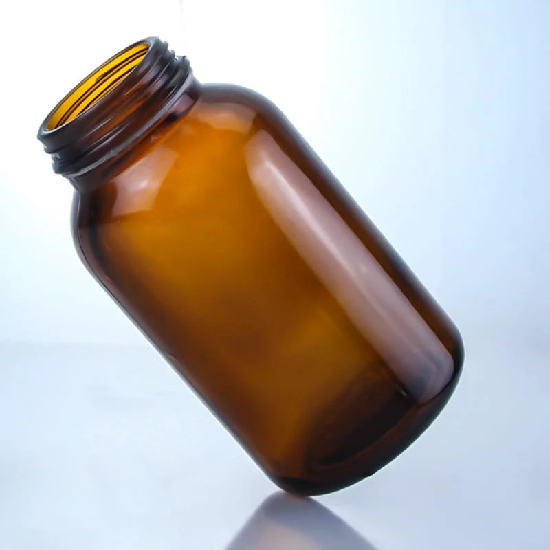 amber chemistry and pharmaceuticals bottles in stock 