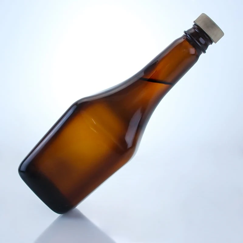 510-High end amber glass bottle for beers