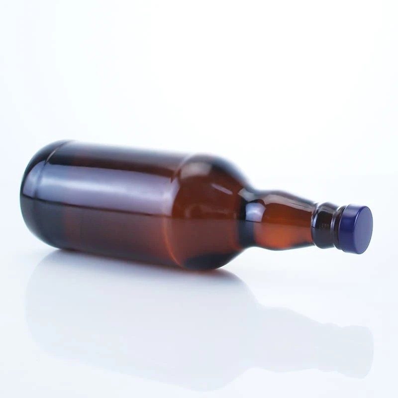 506-New trends 500ml amber beer glass bottles