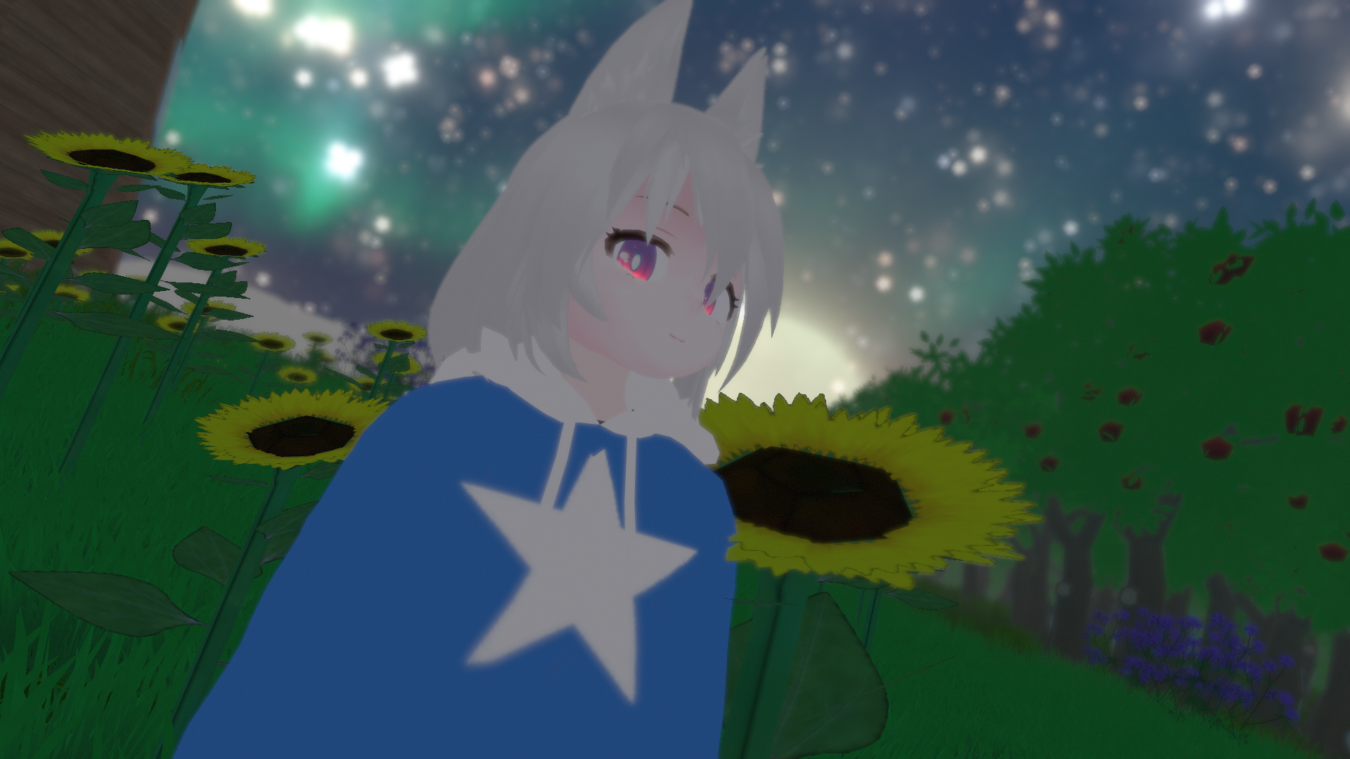 Me at VRChat (Photoed by Natsume)