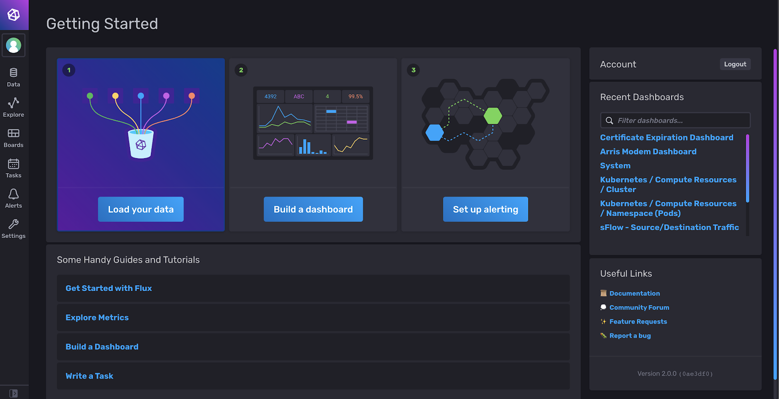 Getting started with InfluxDB 2.0