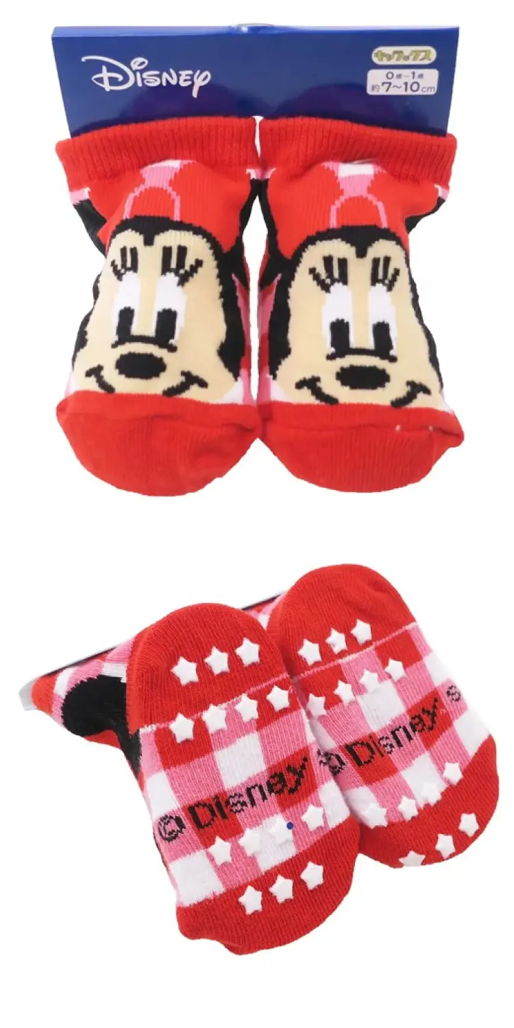 Disney 可爱婴儿防滑袜-Minnie