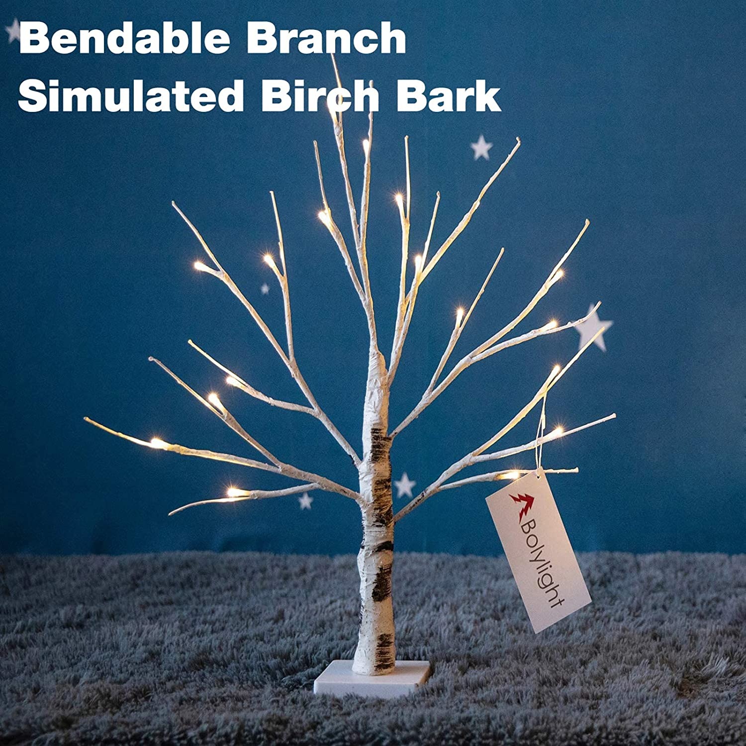 Lampe De Table En Forme De Bouleau De 45 Cm - Bouleau De Table Avec 18 LED Blanches Chaudes - À Piles - Pour La Maison, Une Fête, Un Mariage, Pâques, Noël - ST0002 14 Lampe De Table En Forme De Bouleau De 45 Cm - Bouleau De Table Avec 18 LED Blanches Chaudes - À Piles - Pour La Maison, Une Fête, Un Mariage, Pâques, Noël - ST0002 -Lemax Decor Magasin