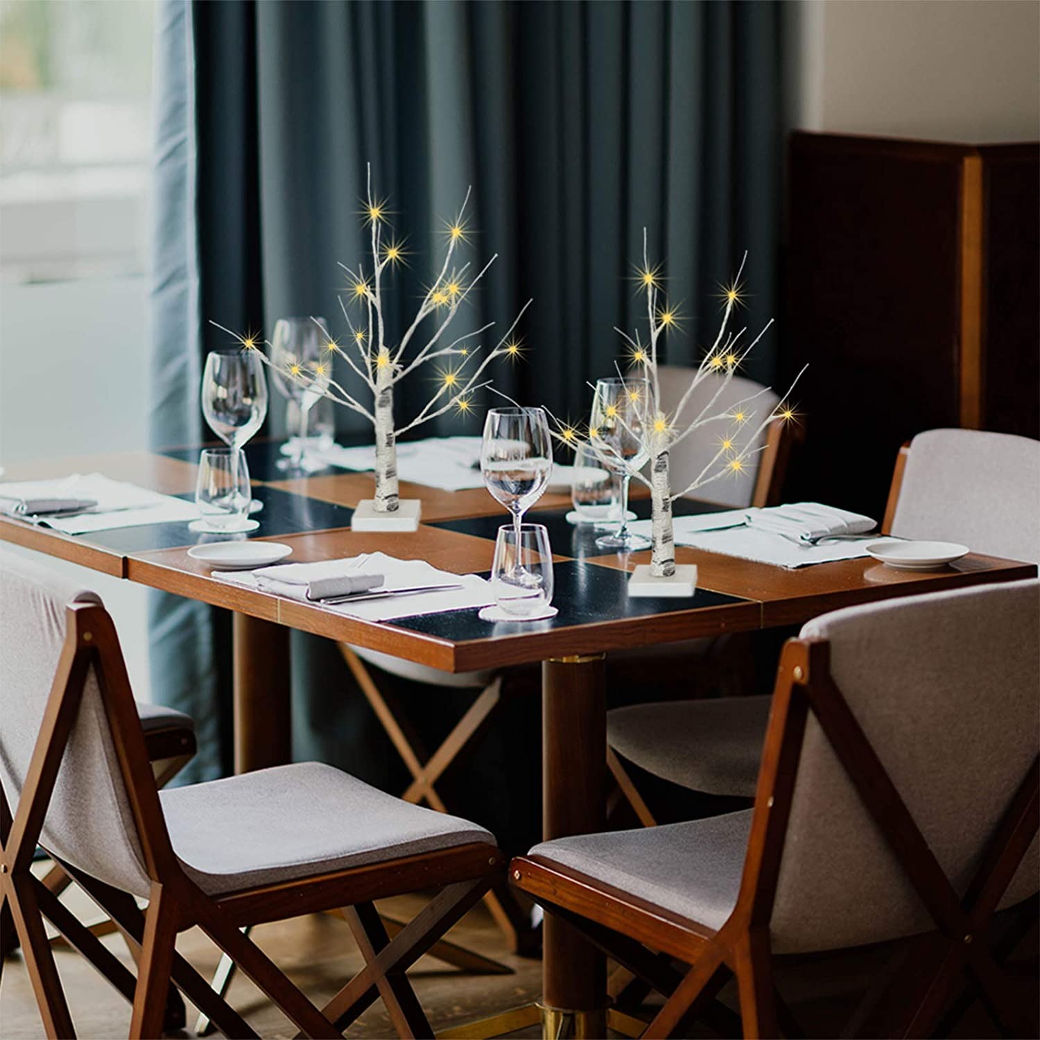 Lampe De Table En Forme De Bouleau De 45 Cm - Bouleau De Table Avec 18 LED Blanches Chaudes - À Piles - Pour La Maison, Une Fête, Un Mariage, Pâques, Noël - ST0002 17 Lampe De Table En Forme De Bouleau De 45 Cm - Bouleau De Table Avec 18 LED Blanches Chaudes - À Piles - Pour La Maison, Une Fête, Un Mariage, Pâques, Noël - ST0002 -Lemax Decor Magasin