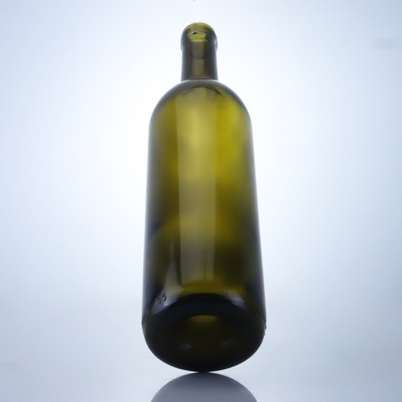 VIT2209-67-750ml Classic green wine glass bottle