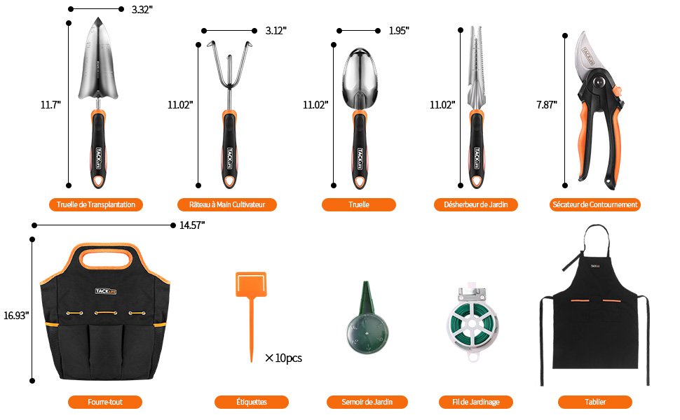 Kit D'Outils De Jardinage En Acier Inoxydable (29 En 1), Truelle De Transplantation, Sécateur, Coupe-Herbes, Truelle Avec Echelle, Fourchette De Jardin, Sac à Main, Etc. - GGT5A 11 Kit D'Outils De Jardinage En Acier Inoxydable (29 En 1), Truelle De Transplantation, Sécateur, Coupe-Herbes, Truelle Avec Echelle, Fourchette De Jardin, Sac à Main, Etc. - GGT5A -Terre Tendre Soldes Boutique AAHKMJXYDAFdJAOAIMEbOAchCgvLIw0Qi3Xh6ZcLz5fRxDwDKiemvOmFRbSumupe66X yXjDUxZ0UOIwOsd65bqeC2D1 T9TMJPMw9XVpKZynA==
